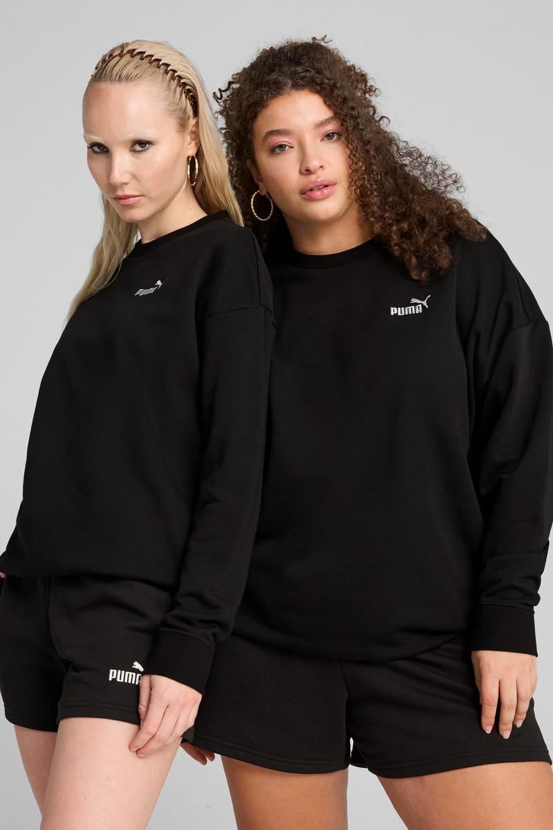 PUMA Essentials Small No. 1 Logo Women's Relaxed Crew Sweater outlook