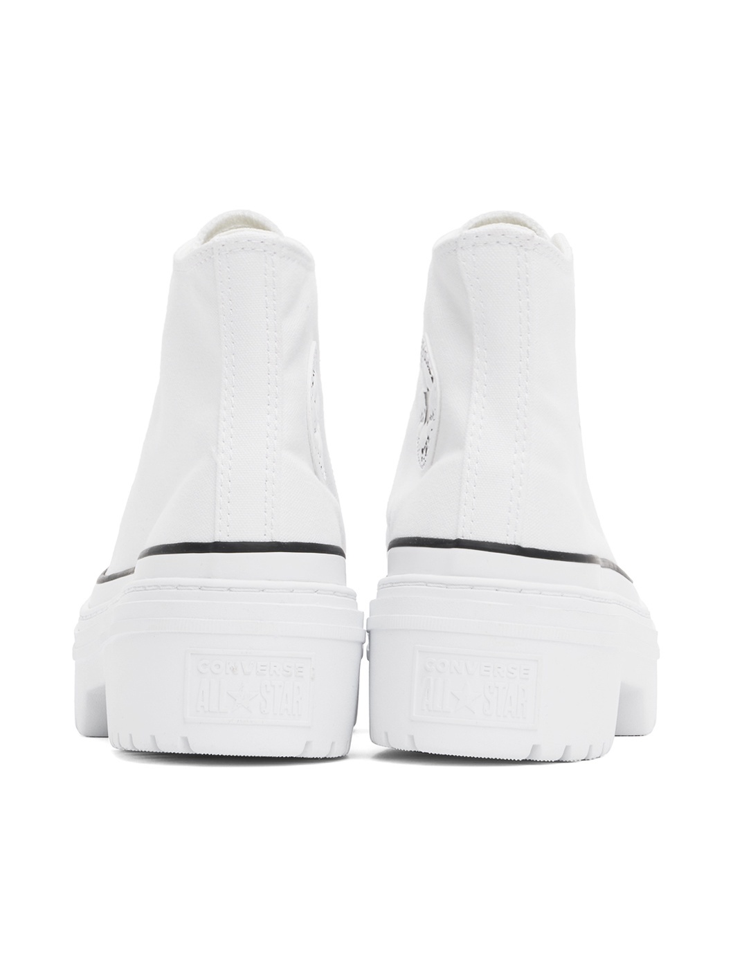 White Chuck Taylor All Star Lugged Platform Sneakers - 2