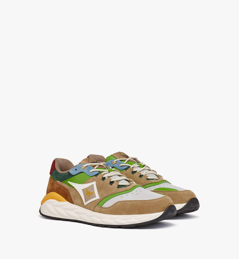 Skywander Lo Sneakers in Calf Suede Leather 1