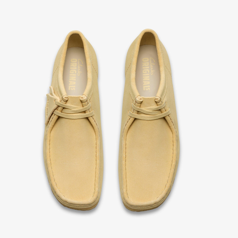 Wallabee Pale Yellow Suede 6