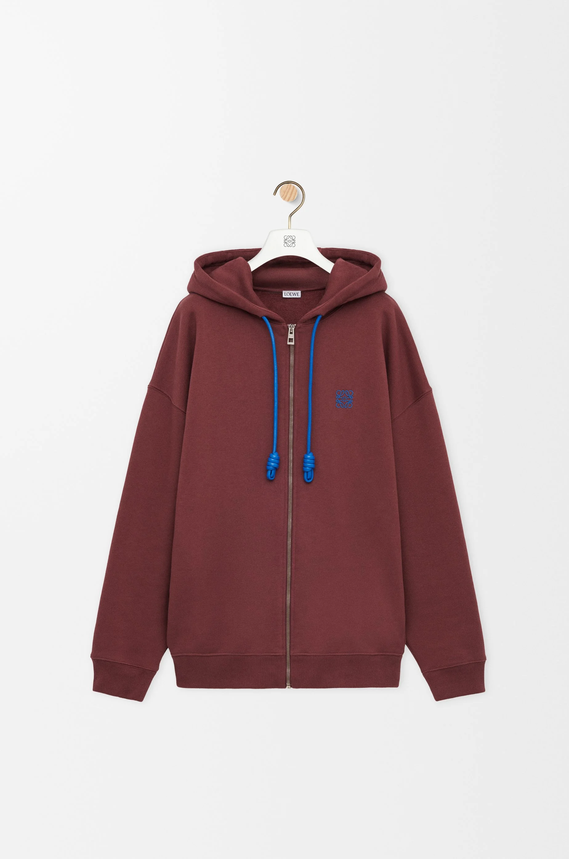 Zip-up hoodie in cotton - 1