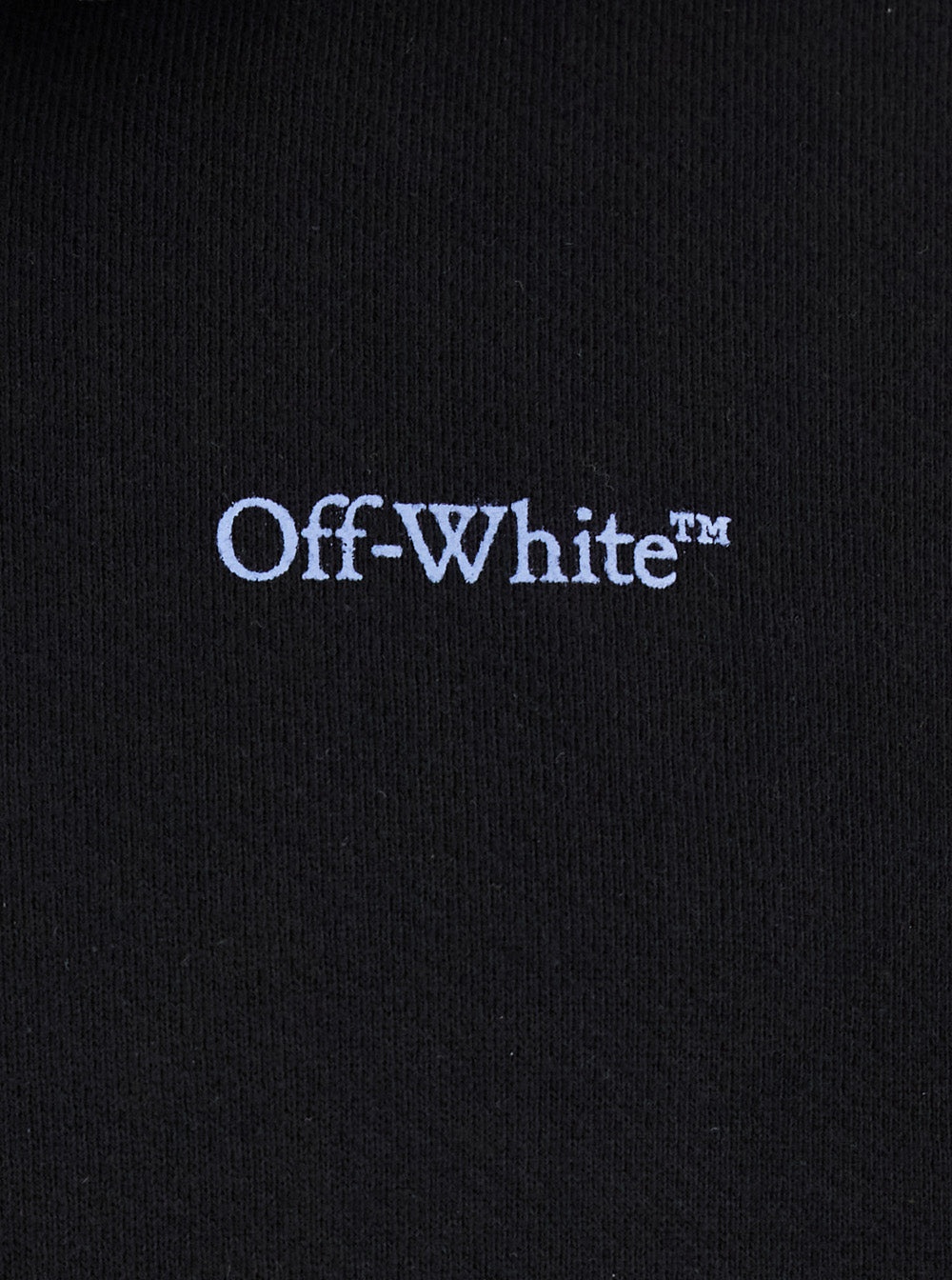 Off-White Men 'Barber Arrow Skate' Black Hoodie With Logo Lettering On The Front And Maxi Logo Print - 3