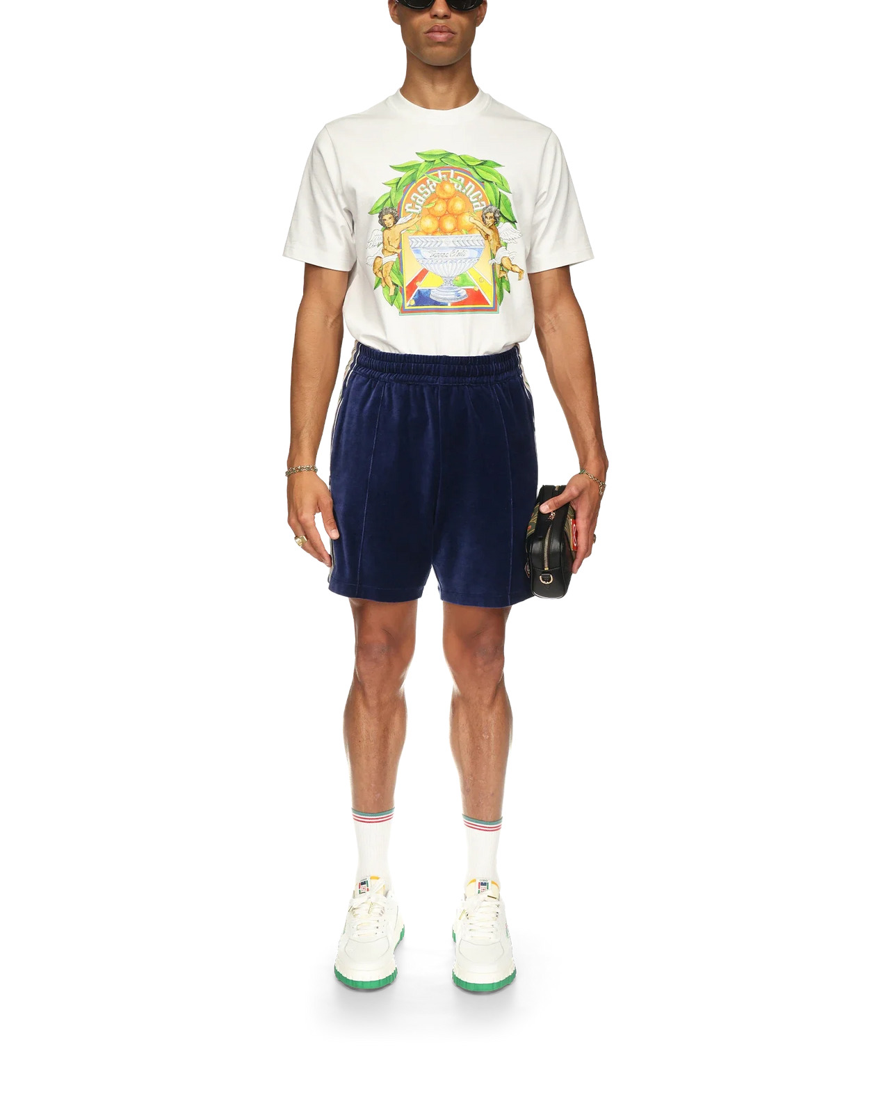Velour Laurel Shorts | Casablanca Paris - 2