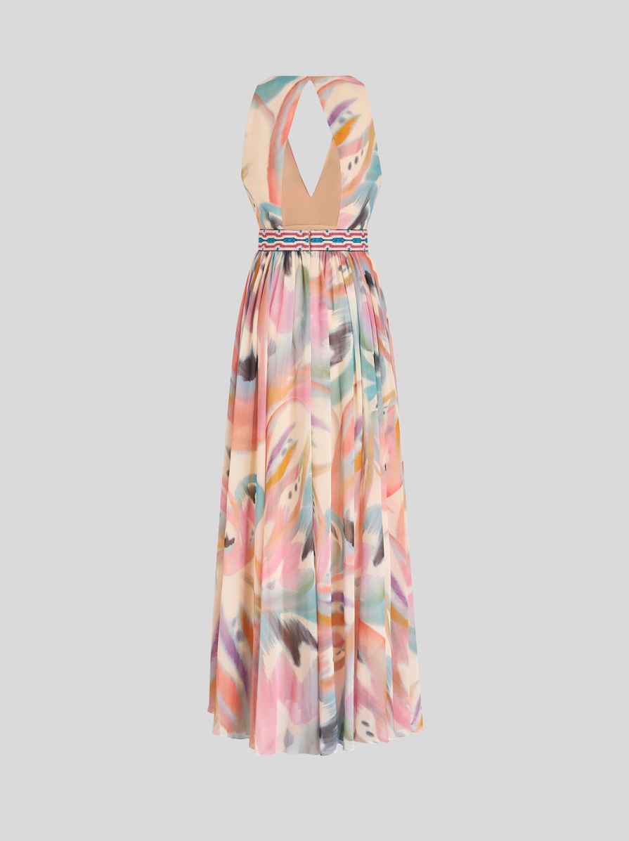 BUTTERFLY PATTERN DRESS - 2