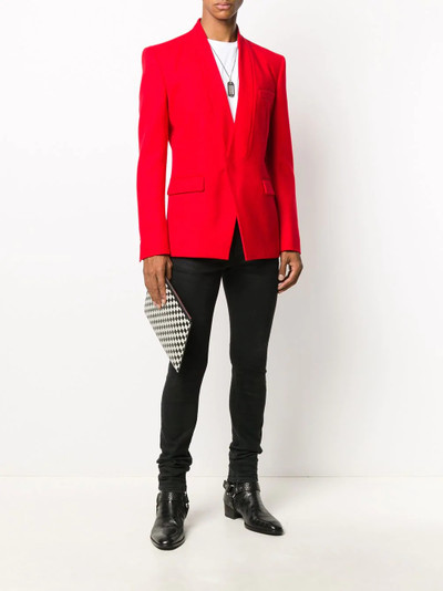 Balmain single-breasted blazer outlook