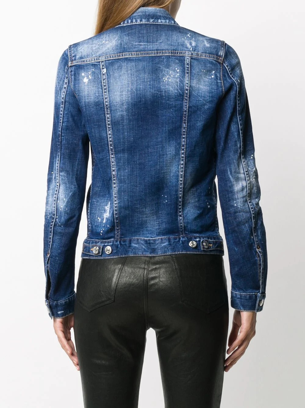 Icon distressed denim jacket - 4