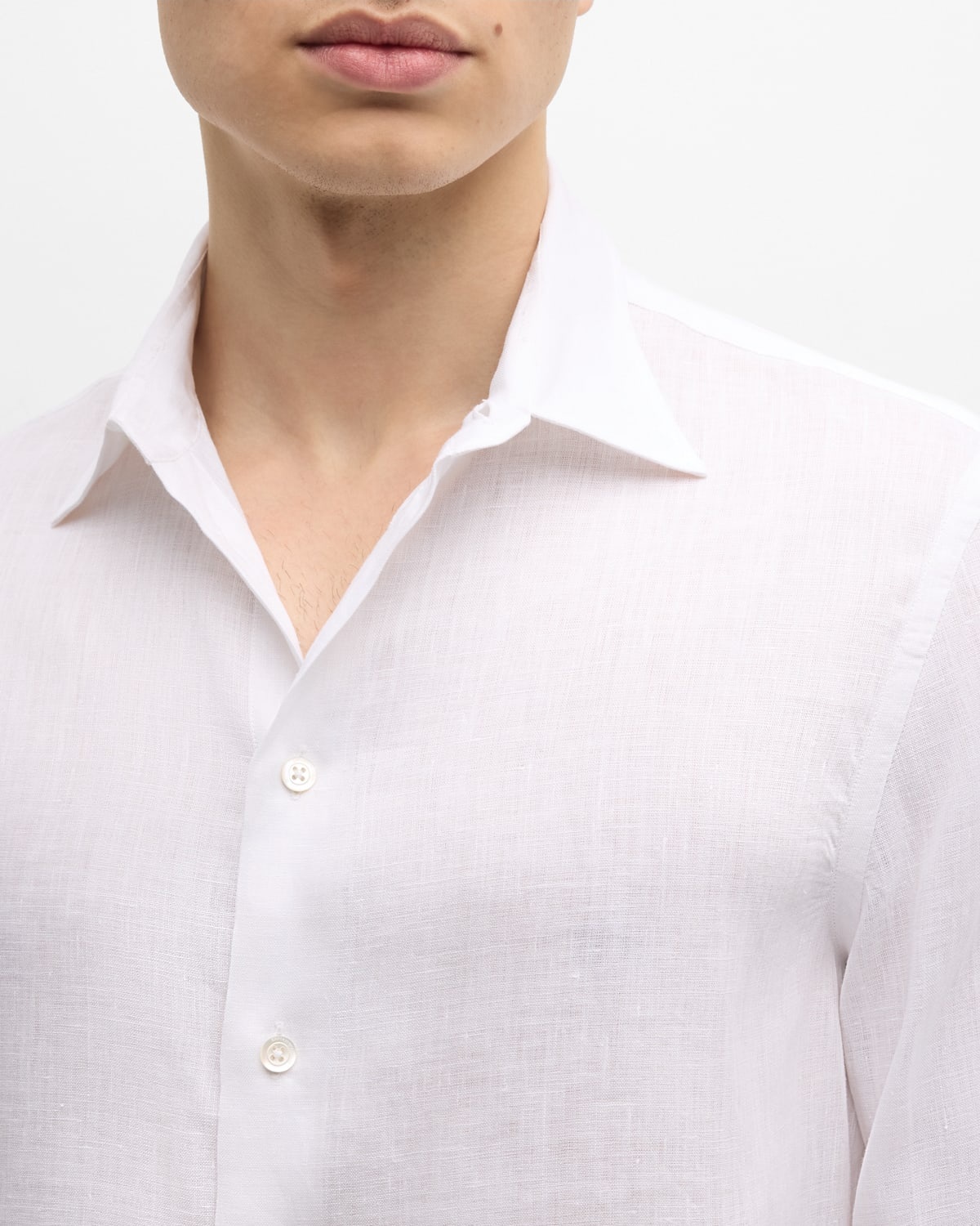 Men's Linen Sport Shirt - 5