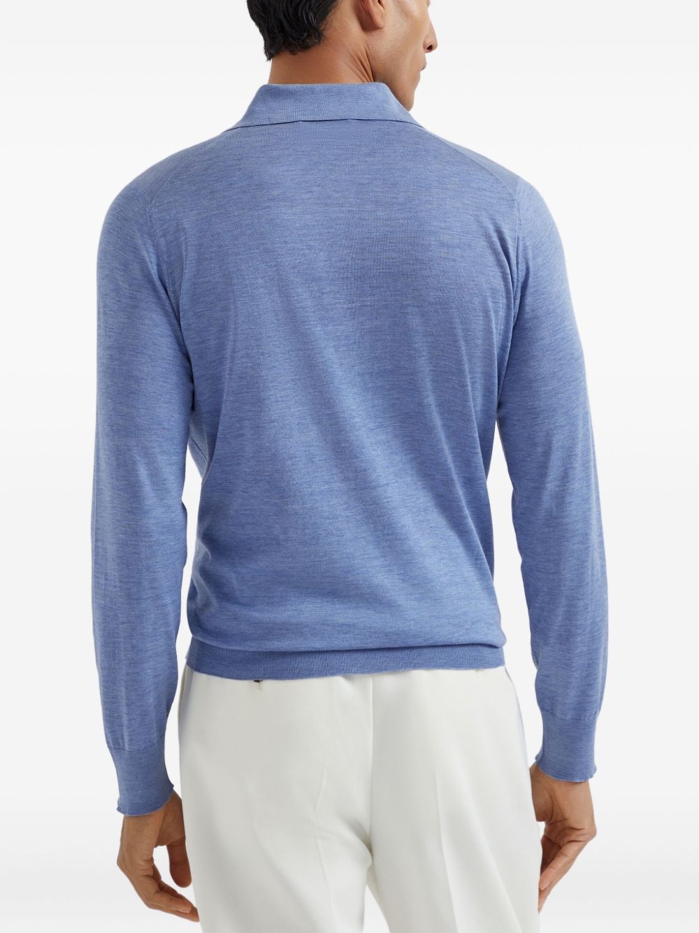 lightweight knitted polo shirt - 5
