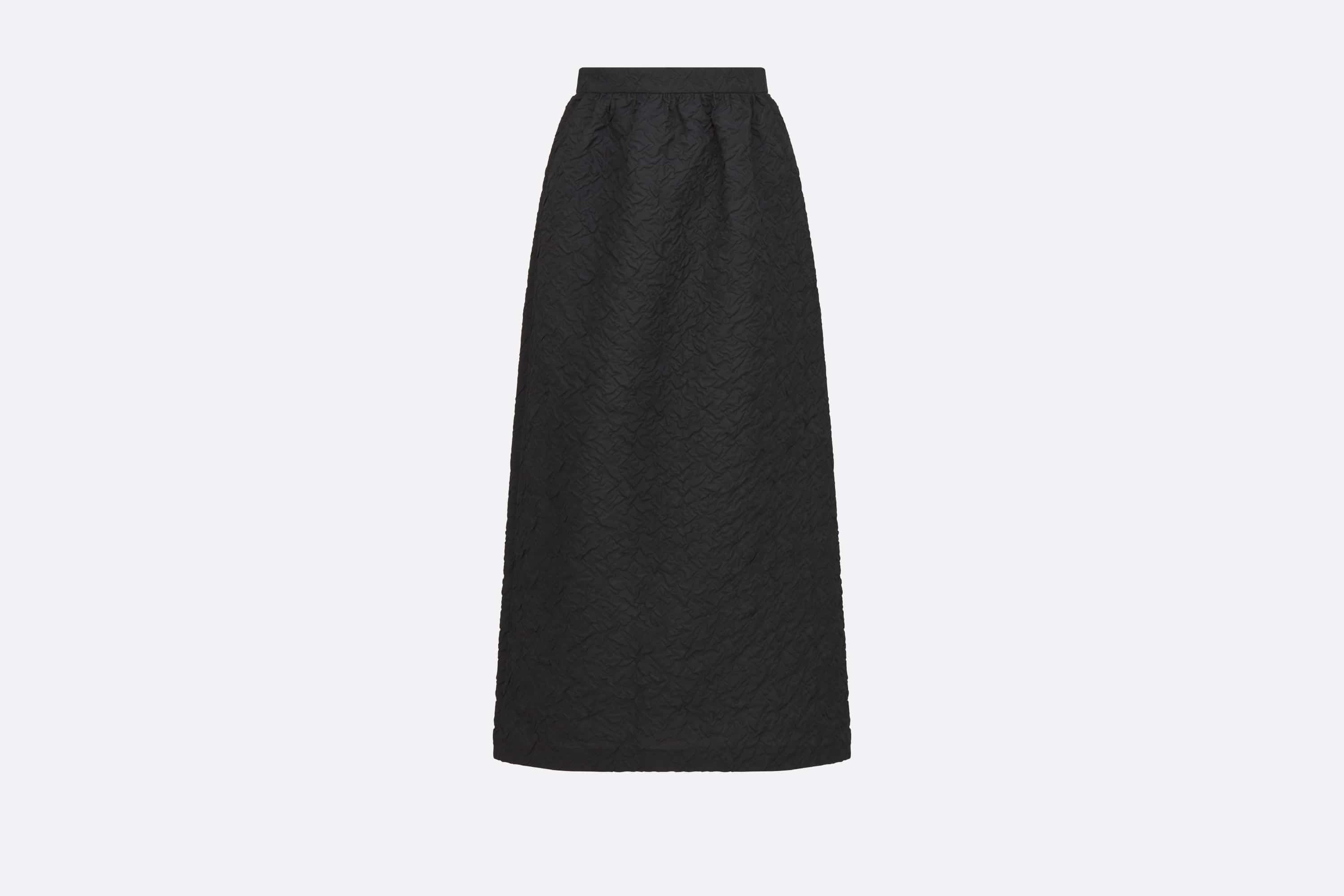 Mid-Length Straight-Cut Skirt - 1