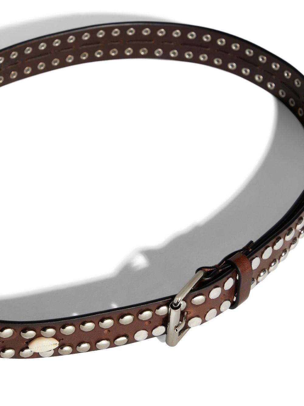 stud detailing leather belt - 2