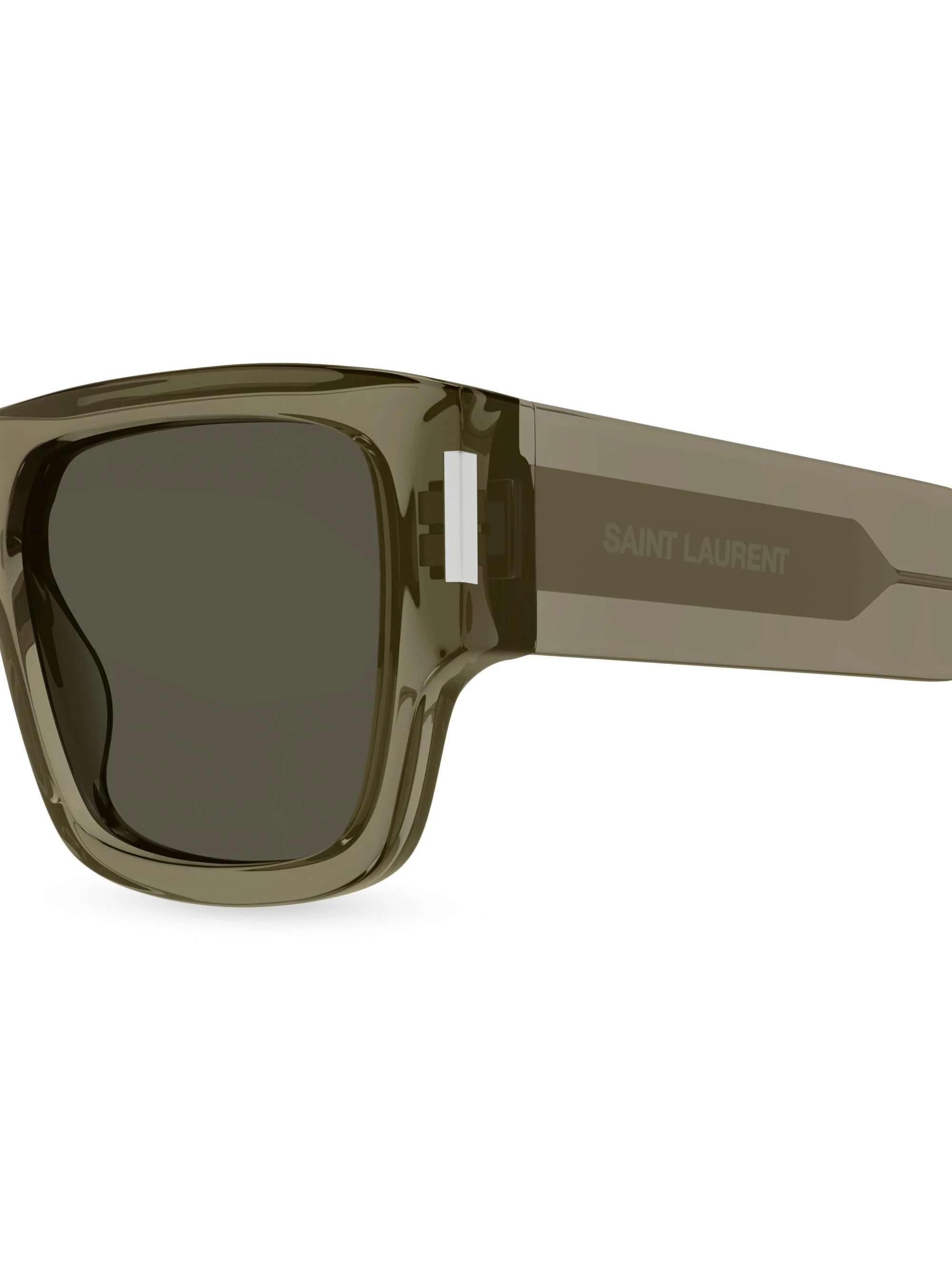 Men's Naked Wirecore 55MM Square Sunglasses - Olive Grey - 1