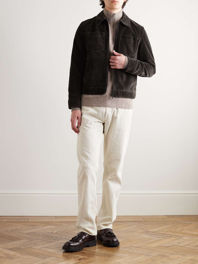 Oliver Spencer Norton Cotton-Velvet Jacket outlook