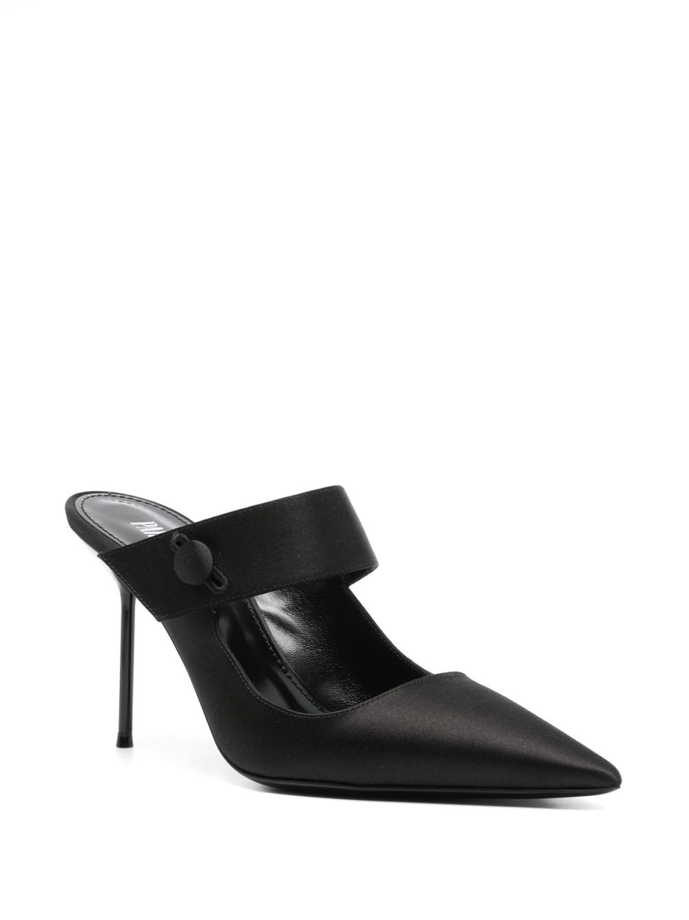 90mm satin mules - 2