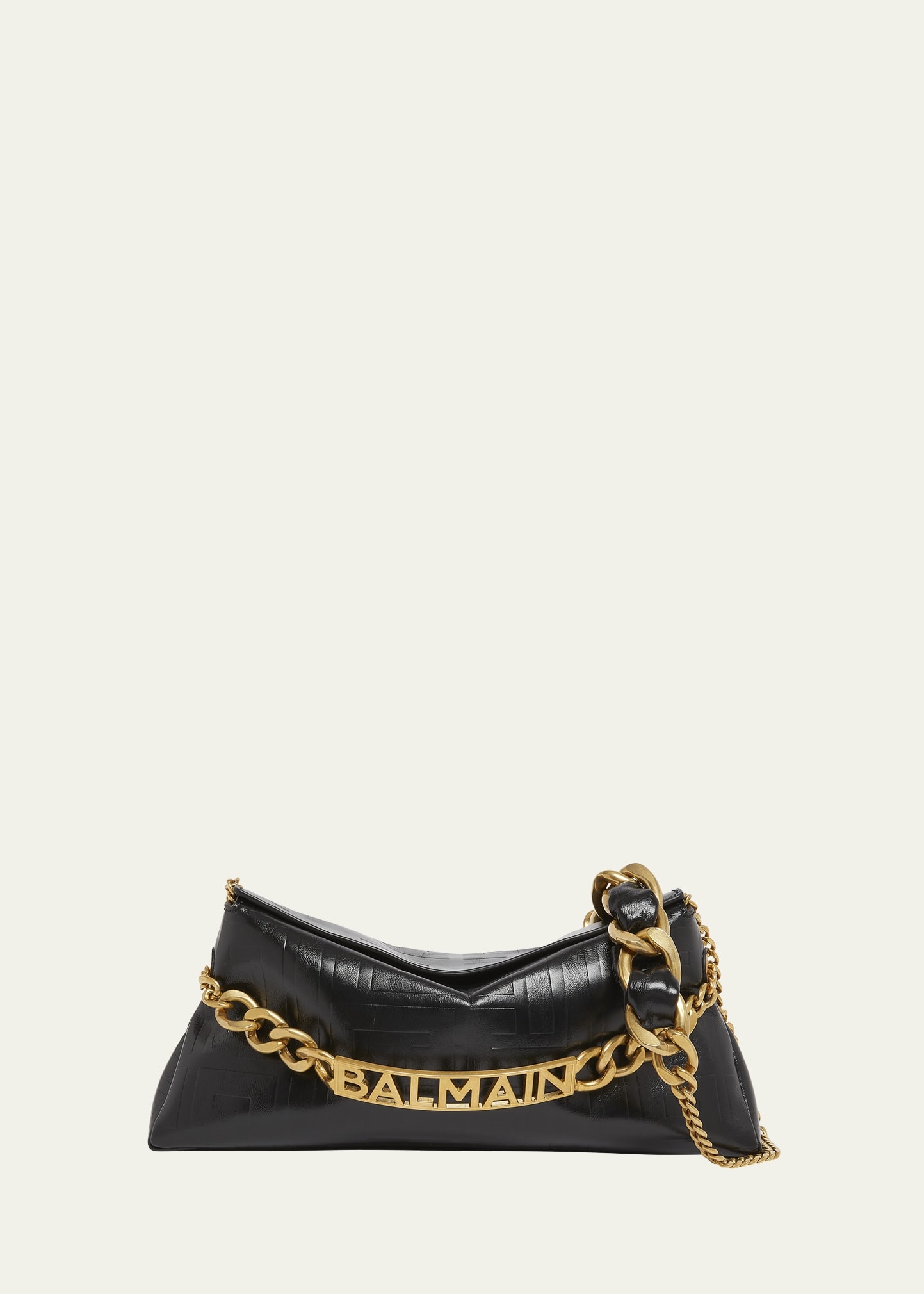 1945 Pouch Crossbody Bag in PB Embossed Crinkle Leather - 1