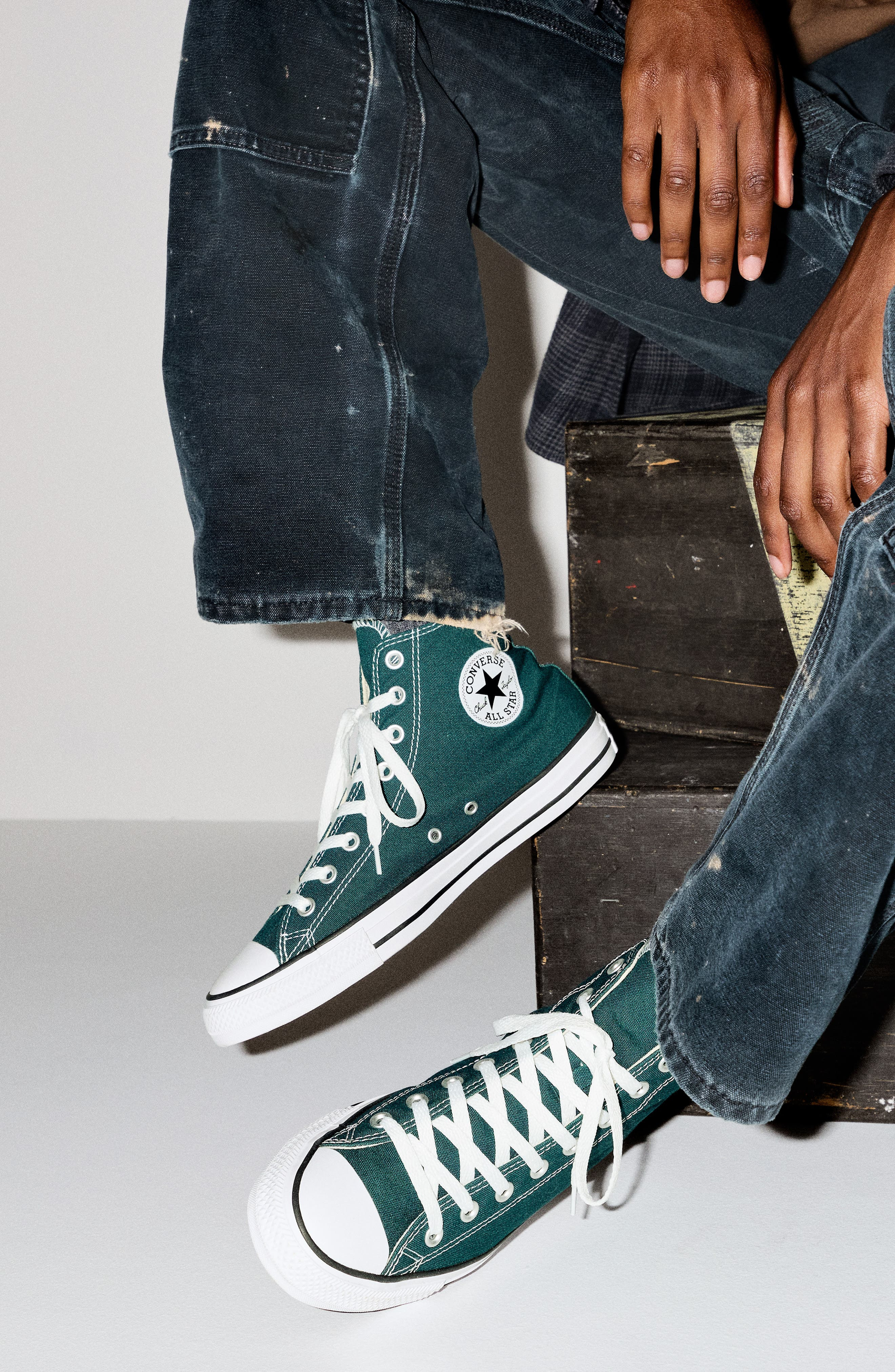 Converse Chuck Taylor® All Star® High Top Sneaker in Darkly Jaded at Nordstrom - 2