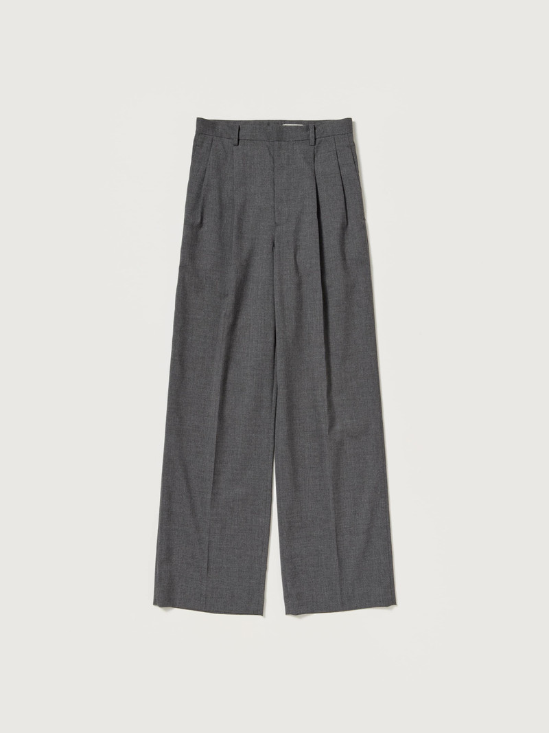 SUMMER TWIST CASHMERE PORA TWO-TUCK SLACKS 1