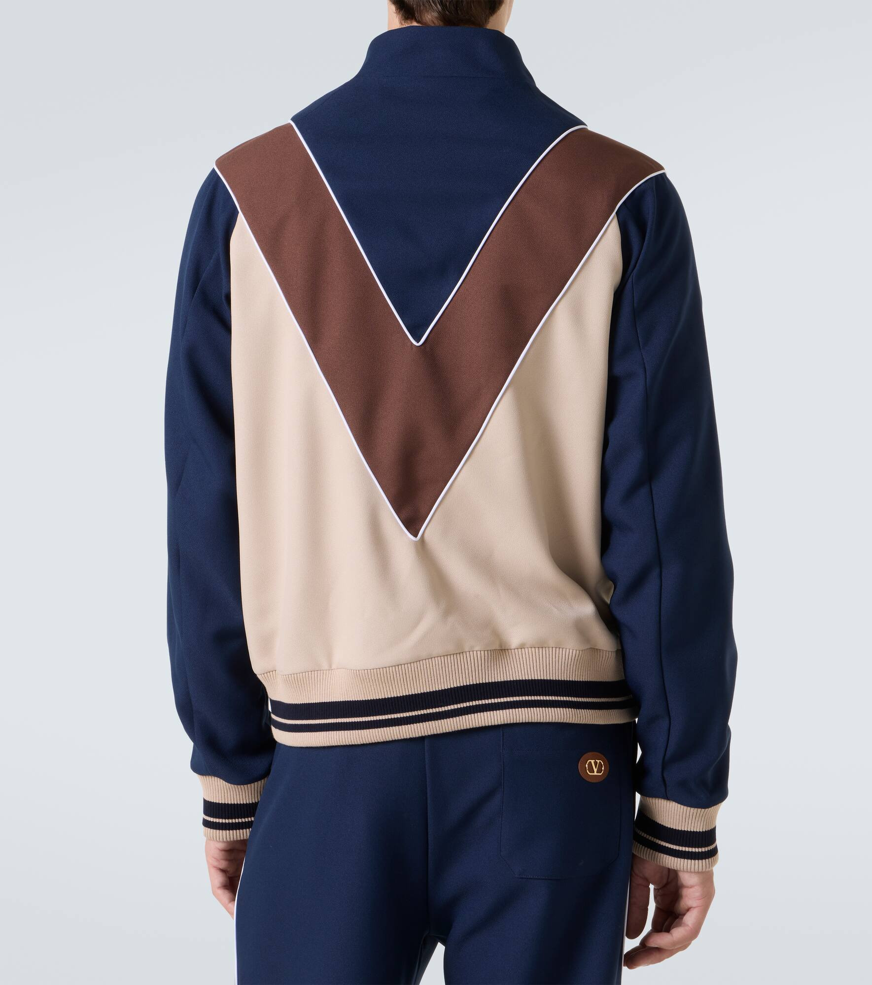 Colorblocked logo zip-up sweatshirt - 4