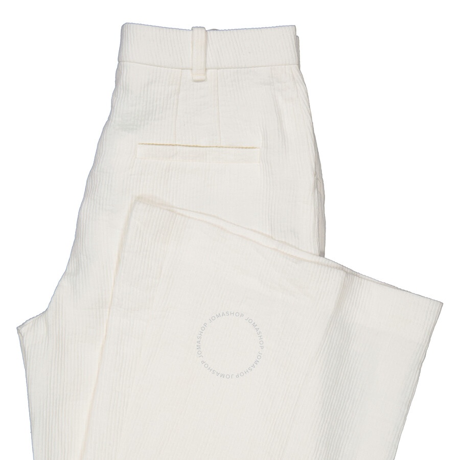 Chloe Ladies Iconic Milk Wide-Leg Pants, Brand Size 40 (US Size 8) - 7