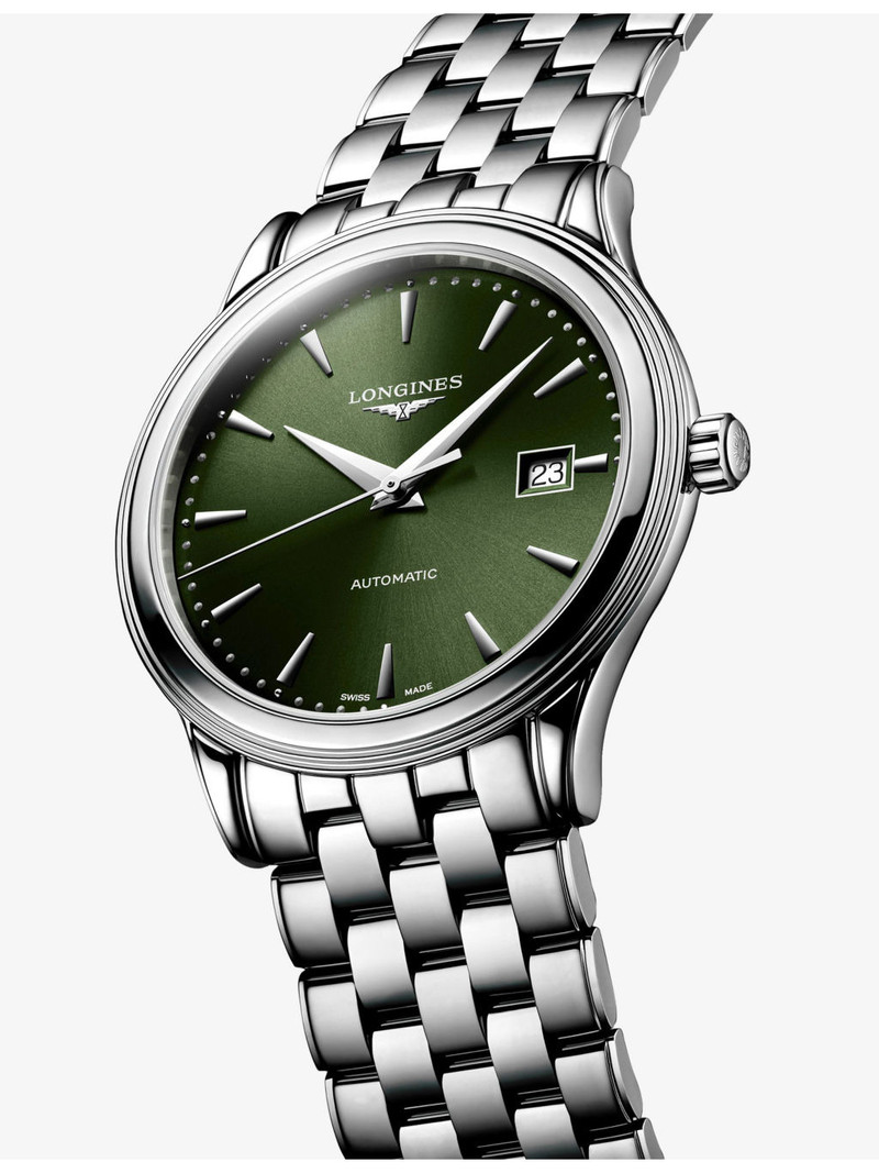 Longines L4.984.4.02.6 Flagship 40mm Stainless-Steel Automatic Watch outlook