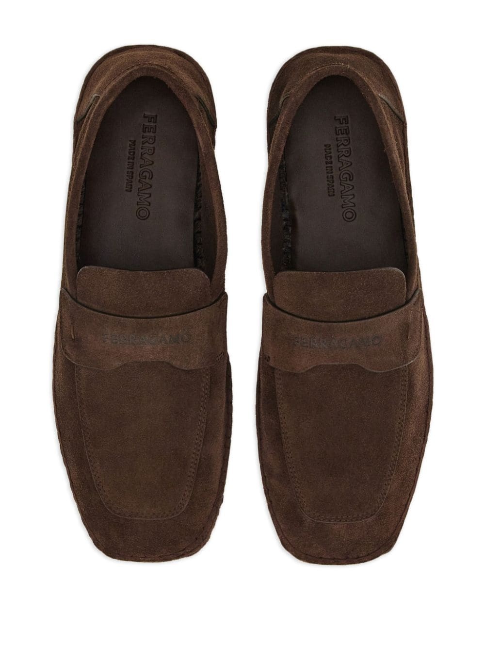 logo-embossed suede espadrilles - 4