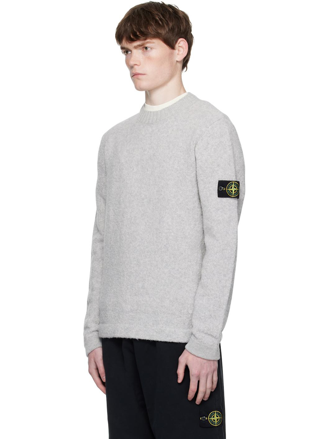 Gray 5100056 Fancy Yarn Sweater - 4