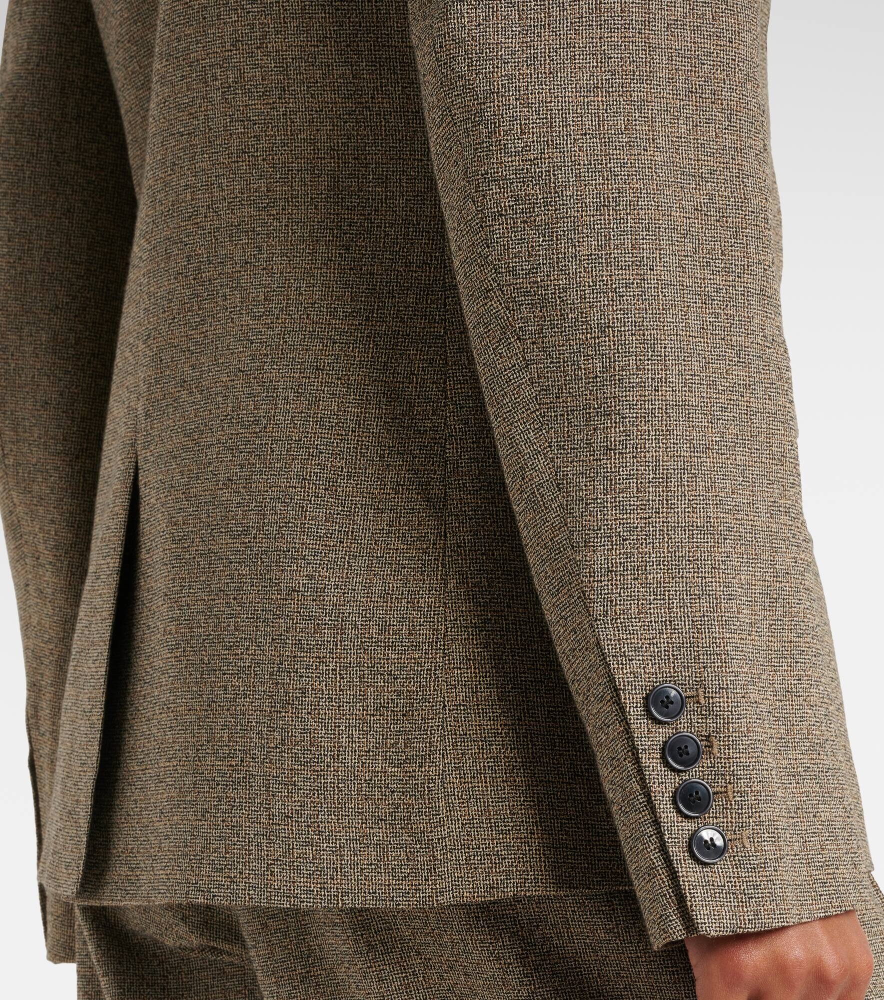Irma plaid cotton-blend blazer - 6