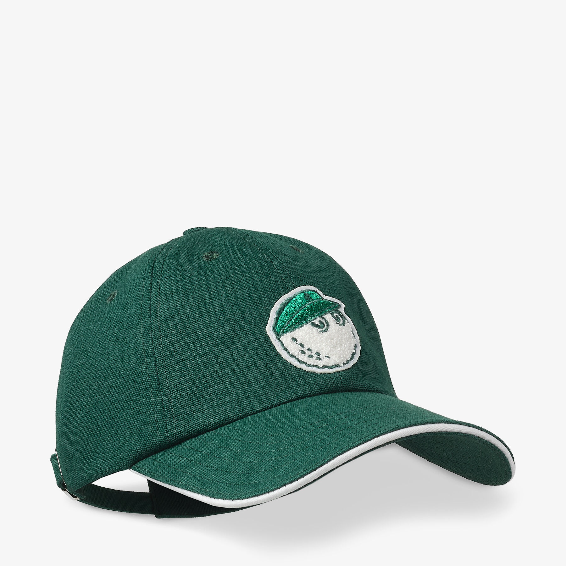 Jimmy Choo / Malbon 2.0 Cap
Malbon Green Embroidered Cotton Cap - 1