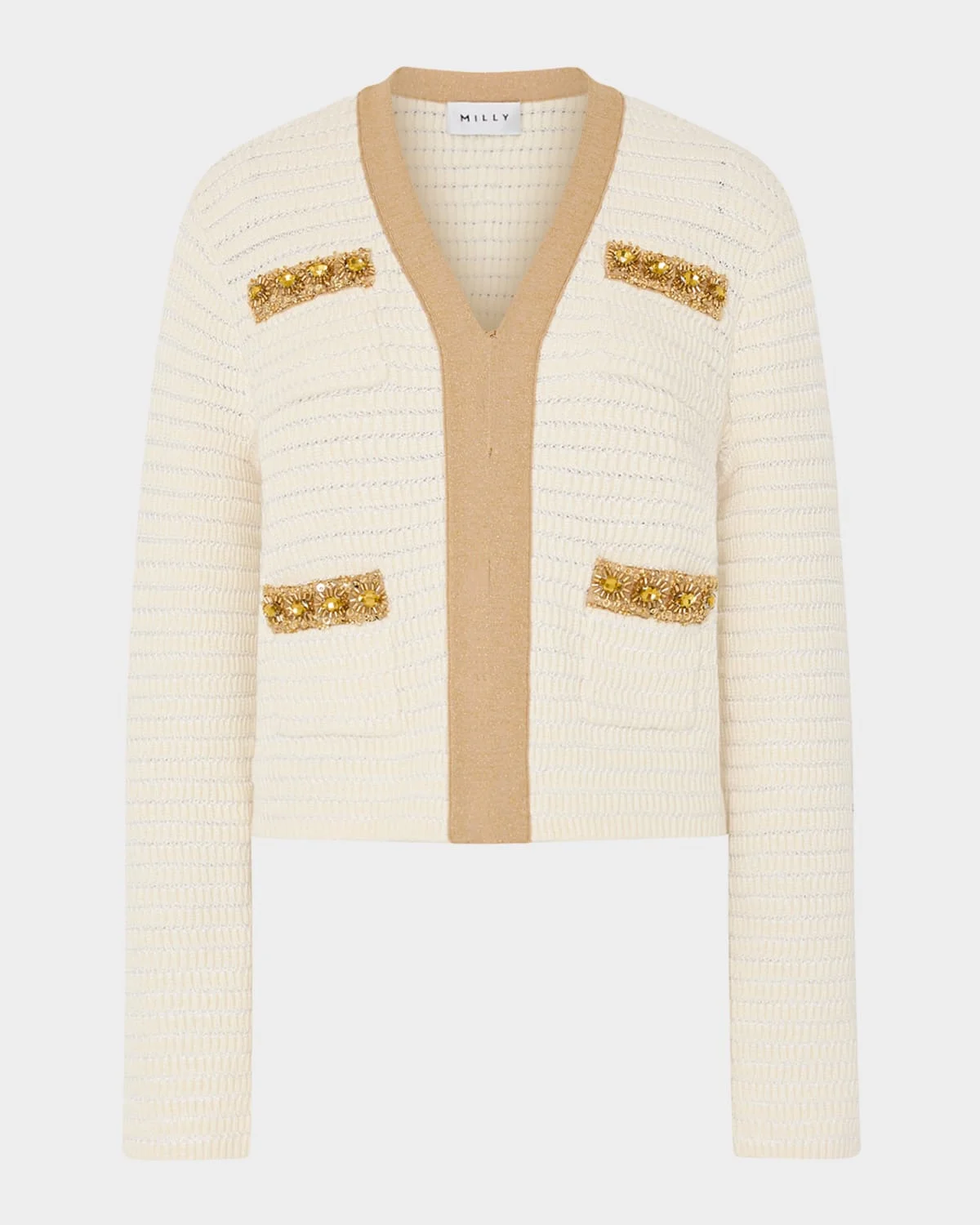 Reid Sequin-Embellished Cardigan - 1
