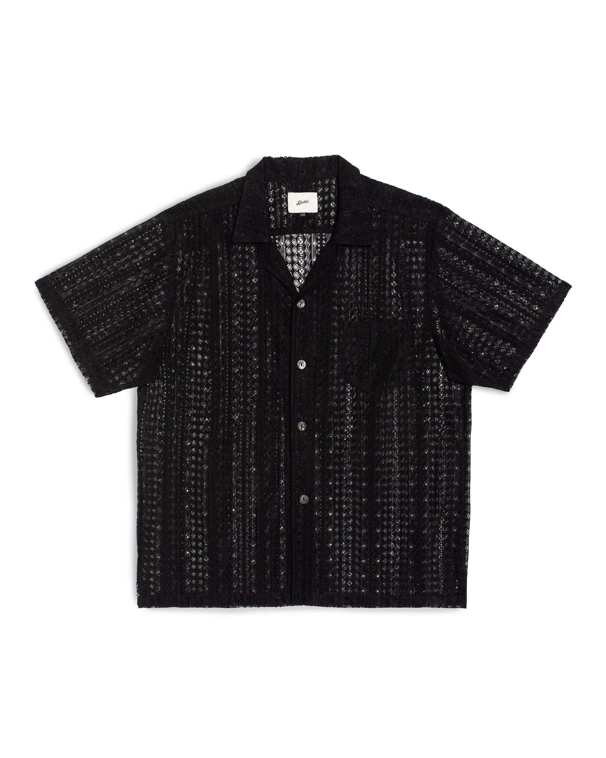 Ink Gonzo Lace Camp Shirt - 1