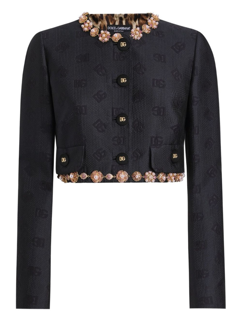 DG logo-jacquard jacket 1