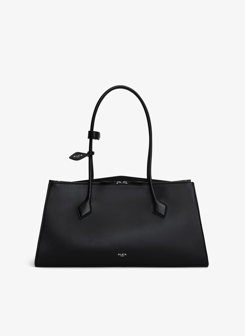 LE TECKEL TOTE BAG IN SHINY GRAINED CALFSKIN - 1