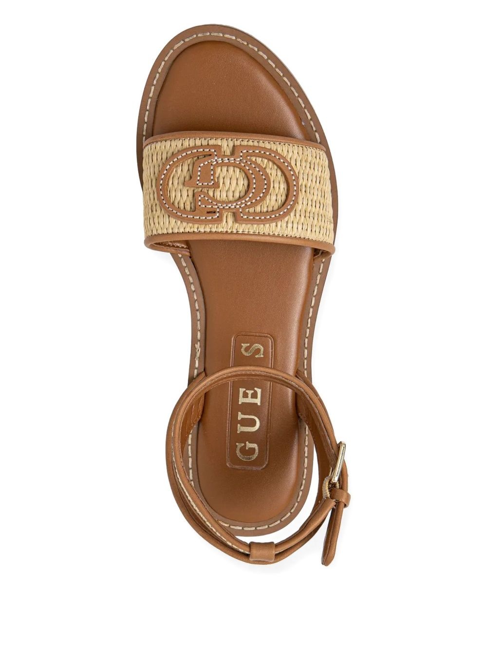braided-strap flat sandals - 4