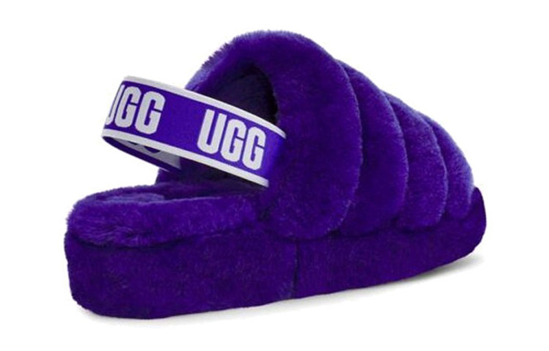 UGG (WMNS) UGG Fluff Yeah Slide Minimalistic Thick Sole Purple 1095119-VNGH outlook
