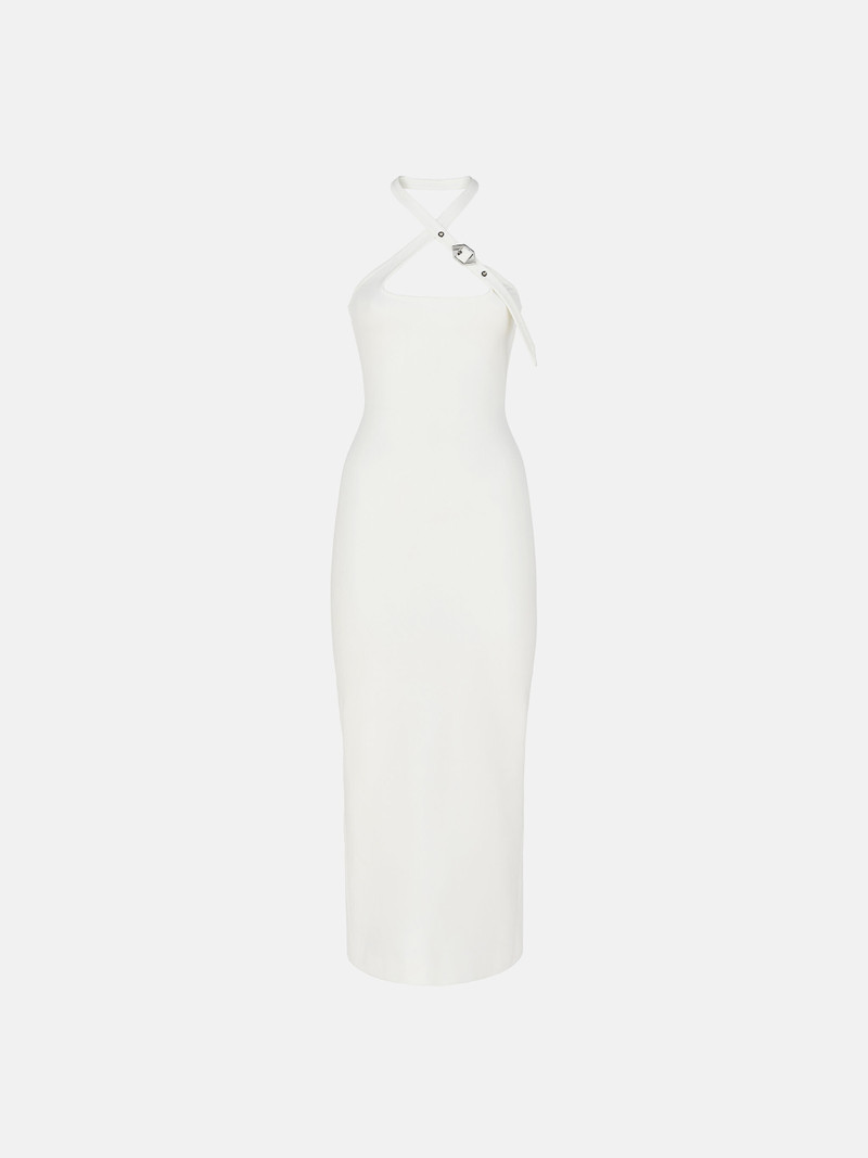 WHITE MIDI DRESS 1