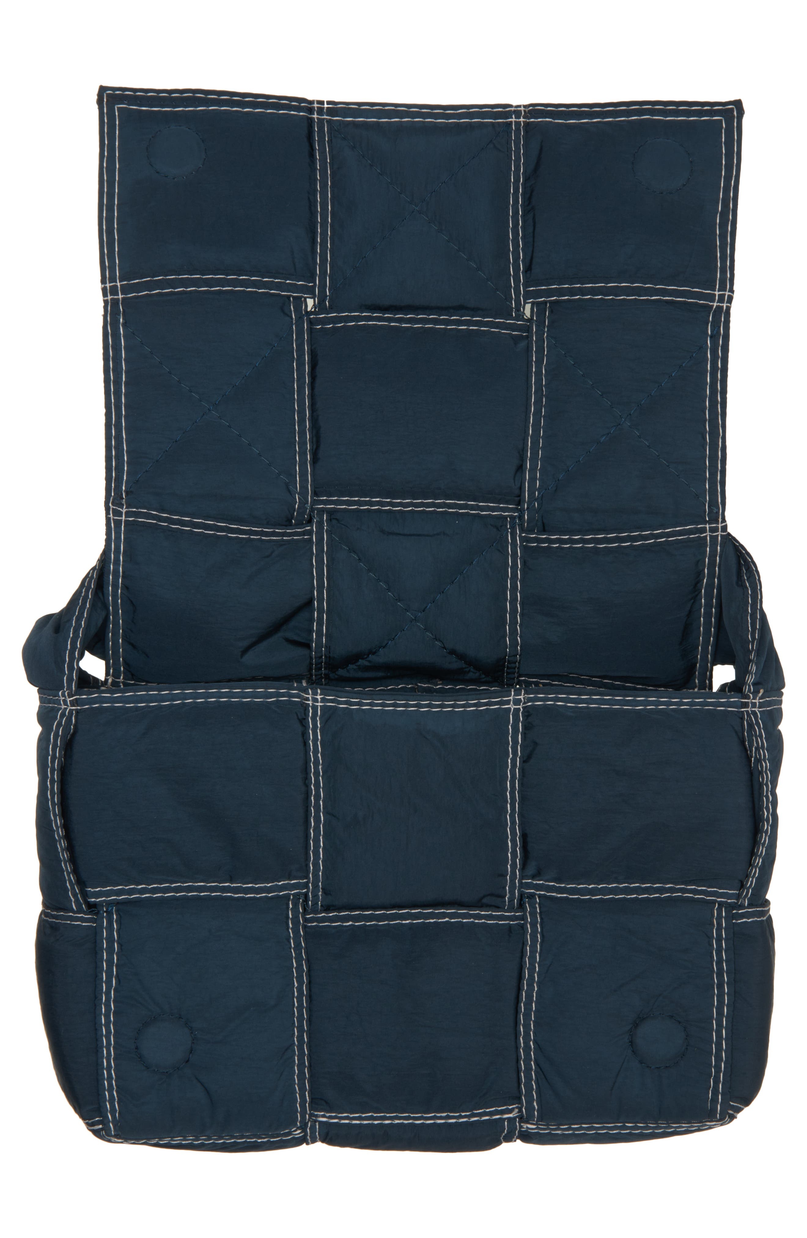 Bottega Veneta Small Padded Cassette Bag in 3493 Deep Blue/White at Nordstrom - 4