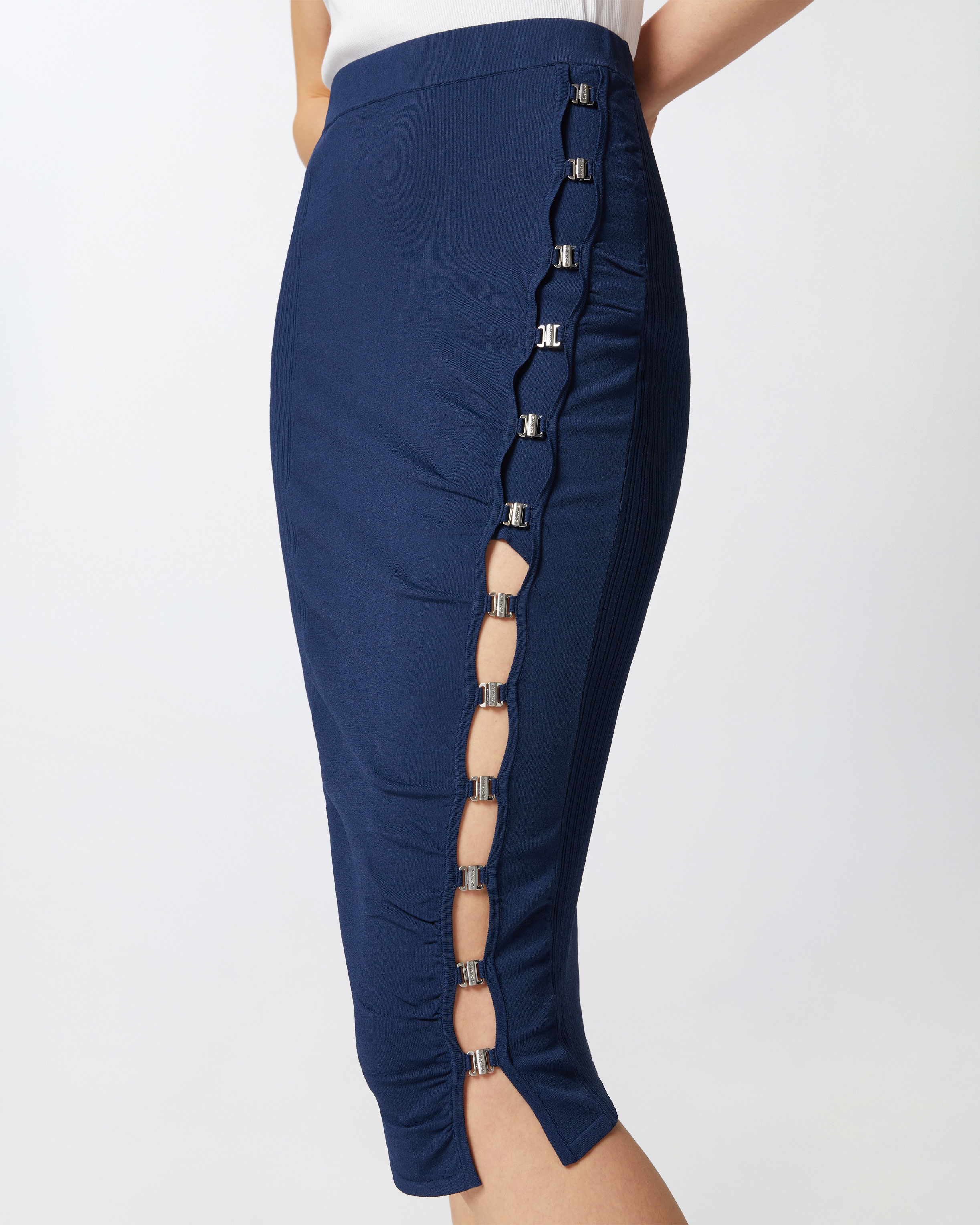 スカート Pinko LEGGERO SKIRT Wide taffeta skirt with bow PINKO → Shop Online