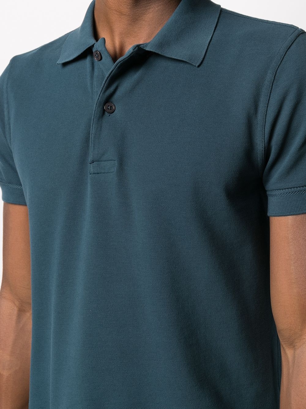 cotton-pique polo shirt - 5