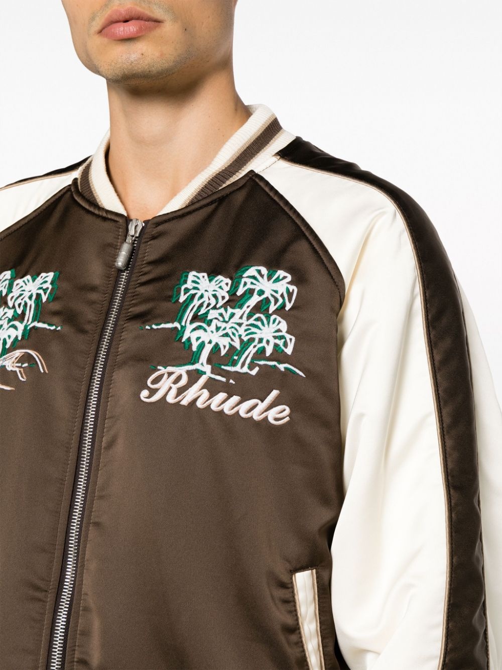 Souvenir embroidered bomber jacket - 5
