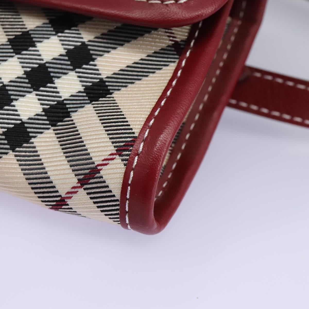 Burberry Nova Check Blue Label Waist Bag Canvas Beige - 16