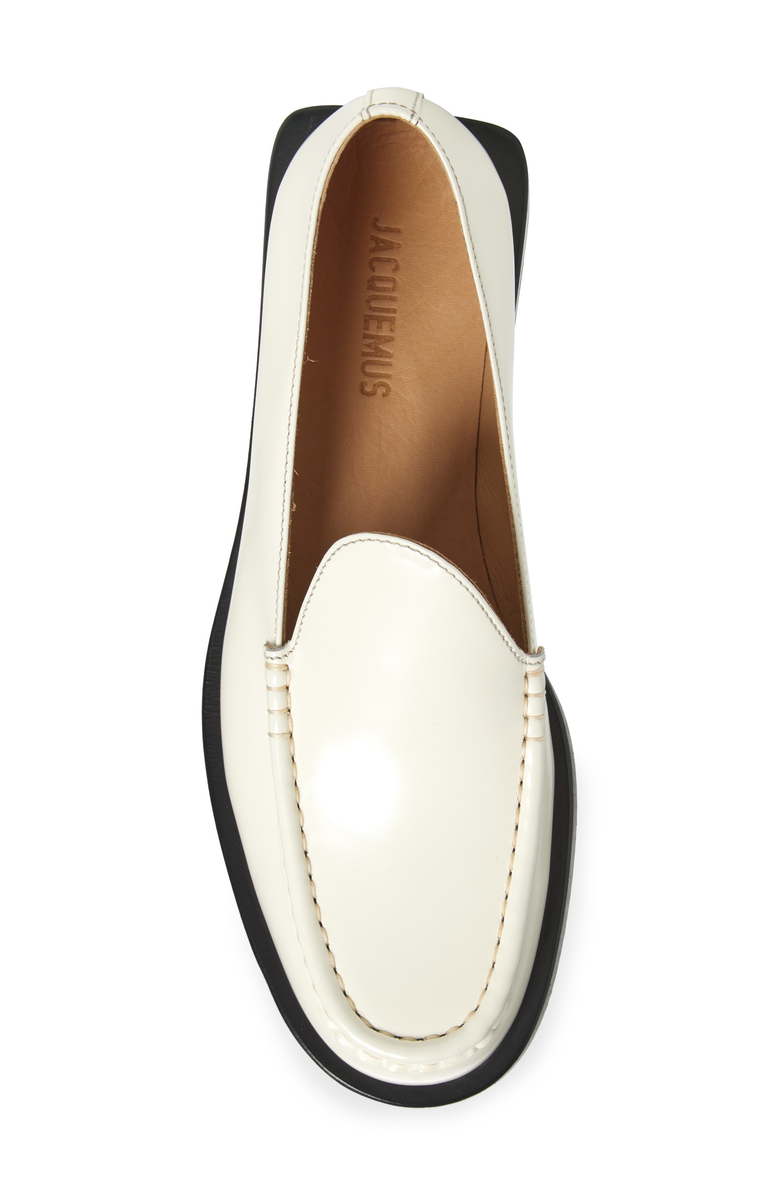 Jacquemus Les Mocassins Loafer in Off-White 110 at Nordstrom - 5