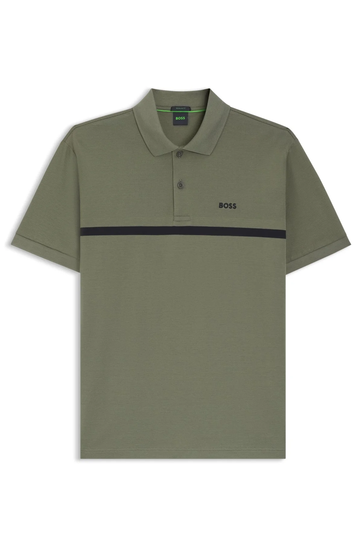 PADDY POLO SHIRT WITH ENGINEERED STRIPE - 1