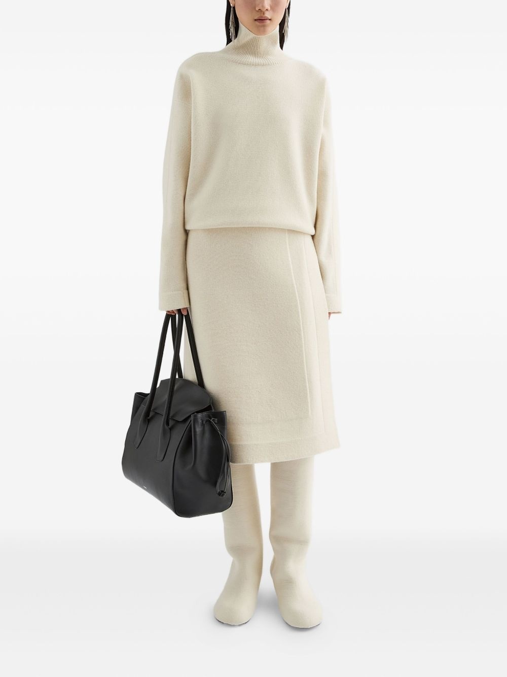 high-neck sweater - 2