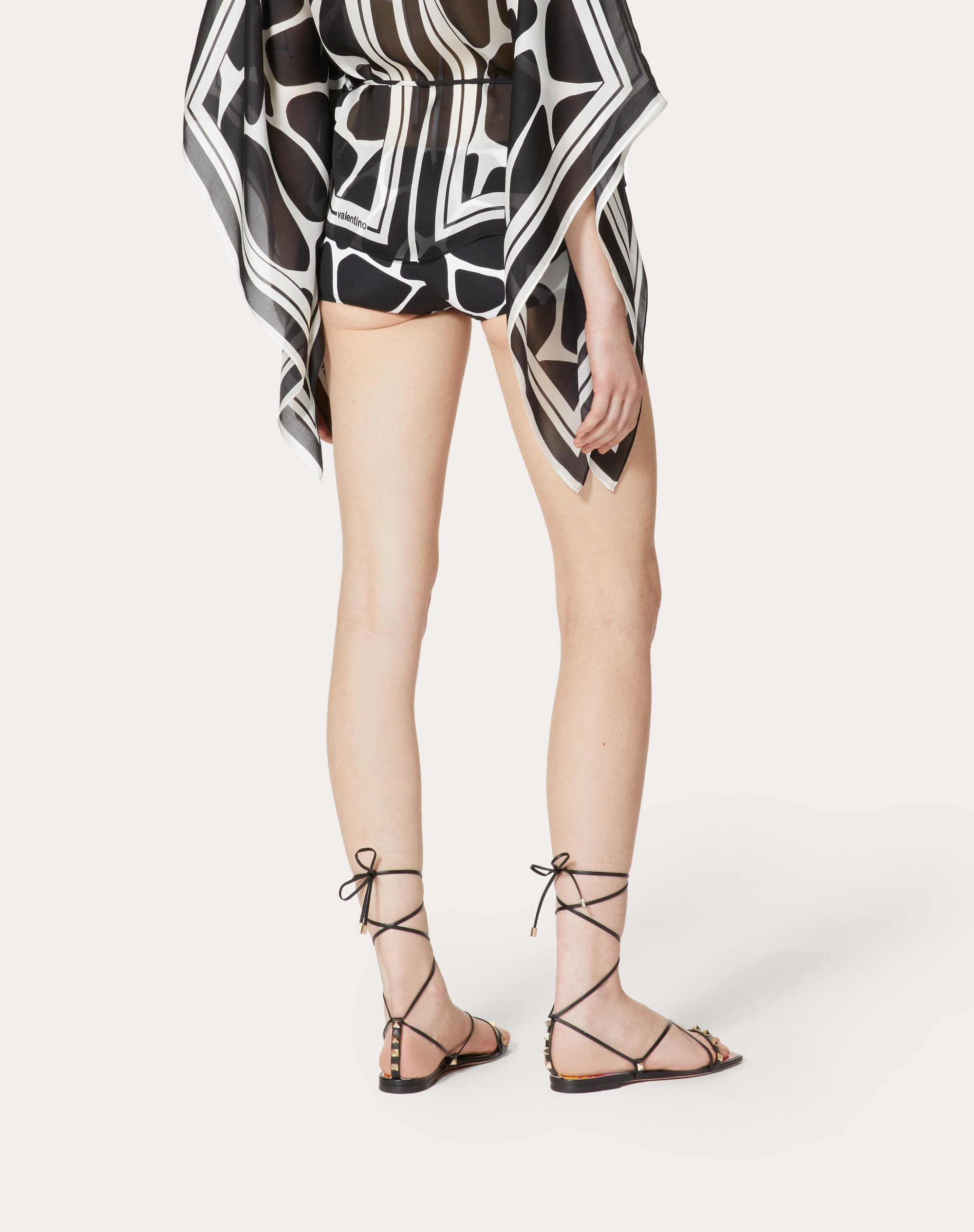 GIRAFFA RE-EDITION PRINT LYCRA SHORTS - 4