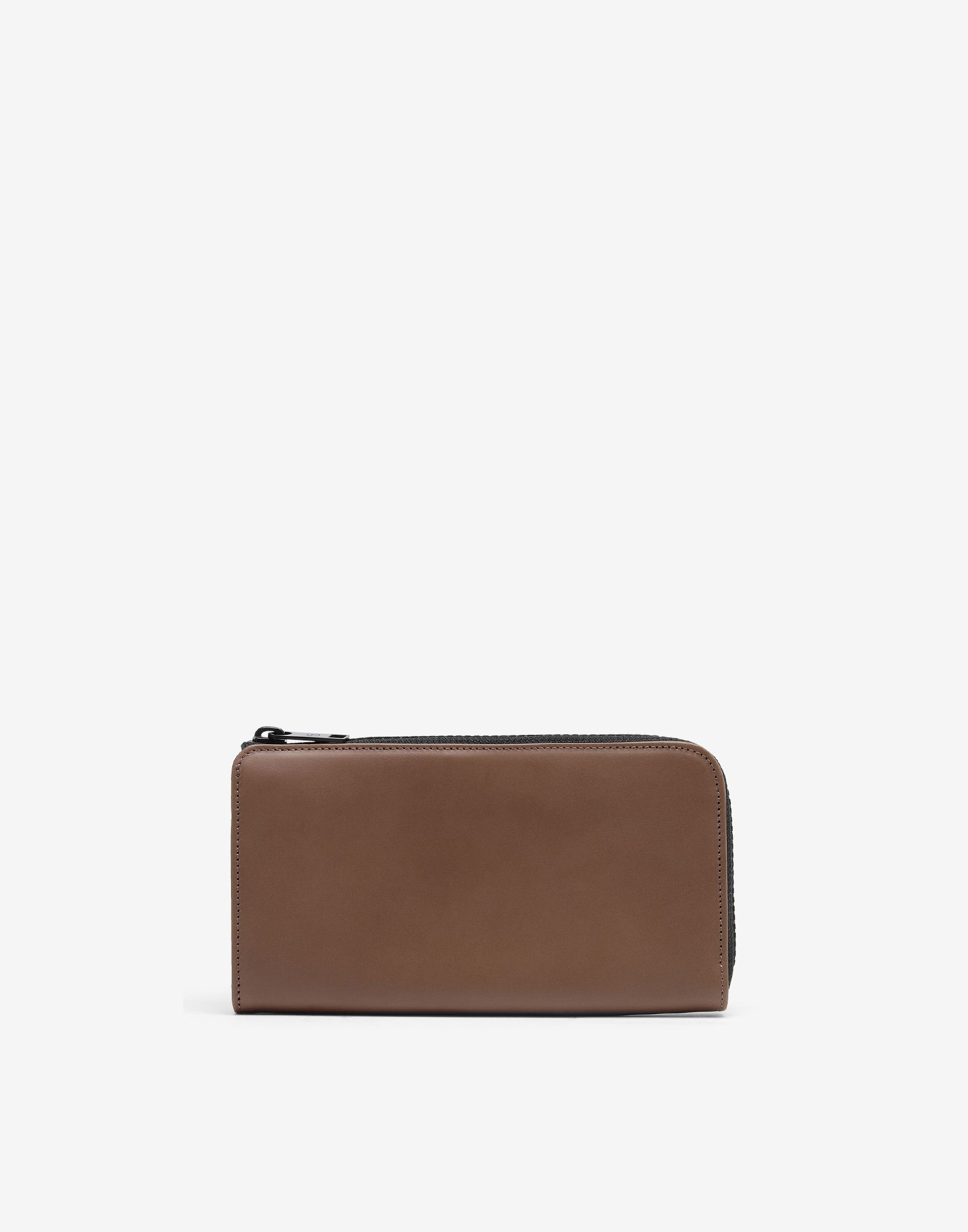 Leather zip wallet - 1