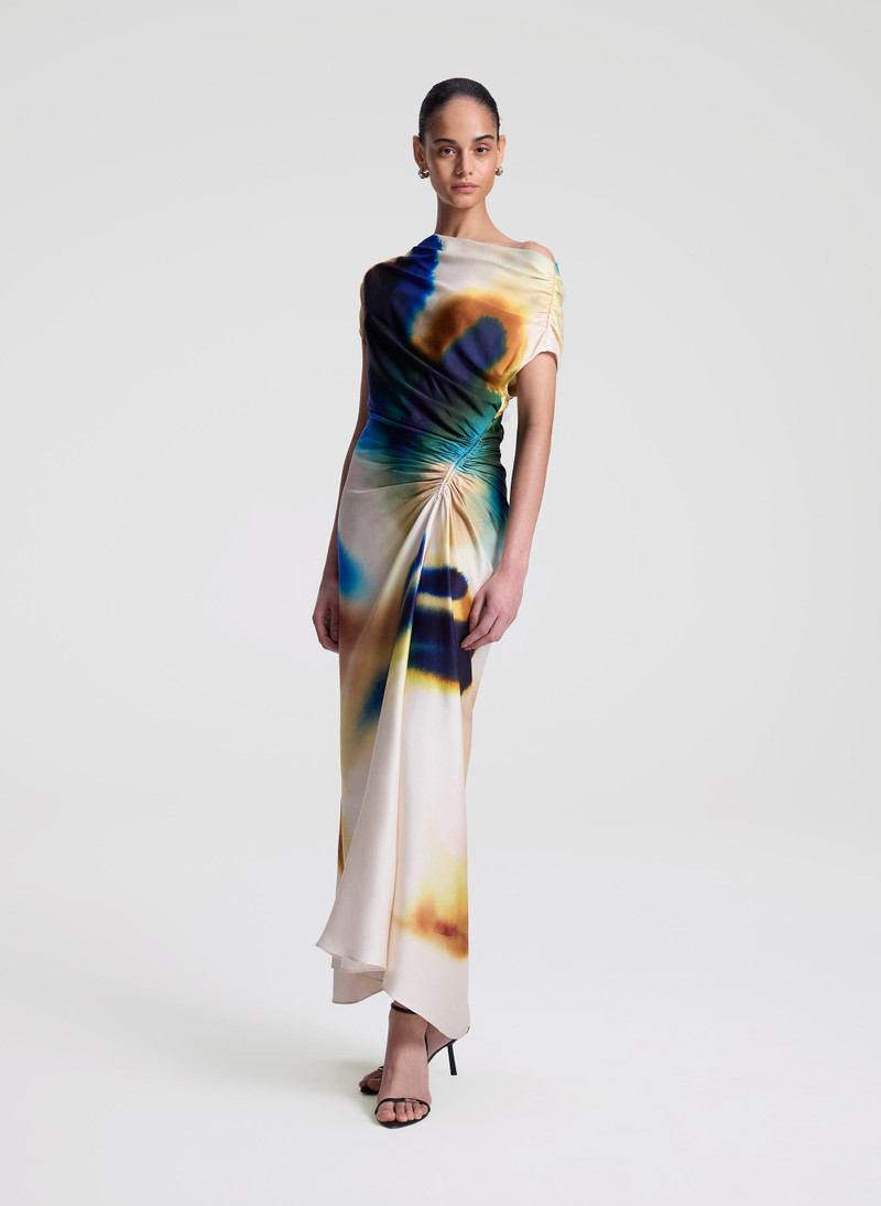 Penny Satin Midi Dress 5