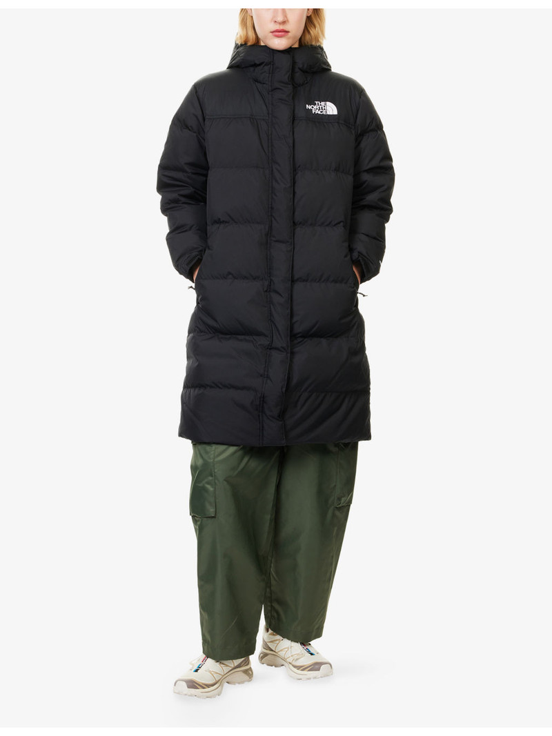 The North Face Nuptse Embroidered-Logo Padded Parka Coat outlook