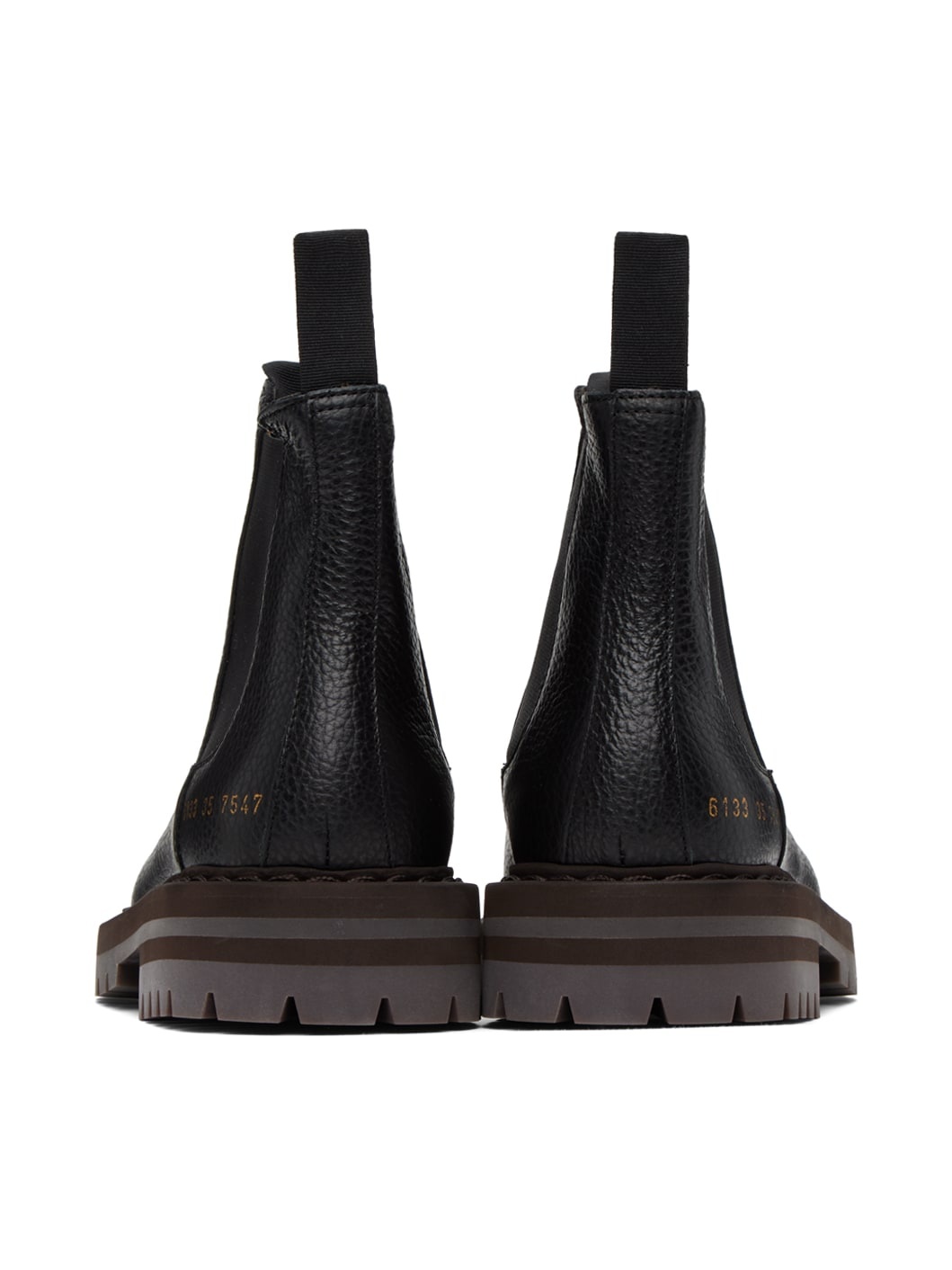 Black Leather Chelsea Boots - 2