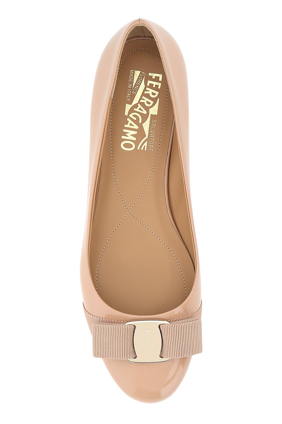 Skin pink leather Varina ballerinas - 4