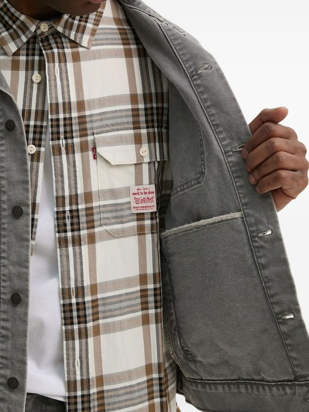 patch-pocket denim jacket - 5