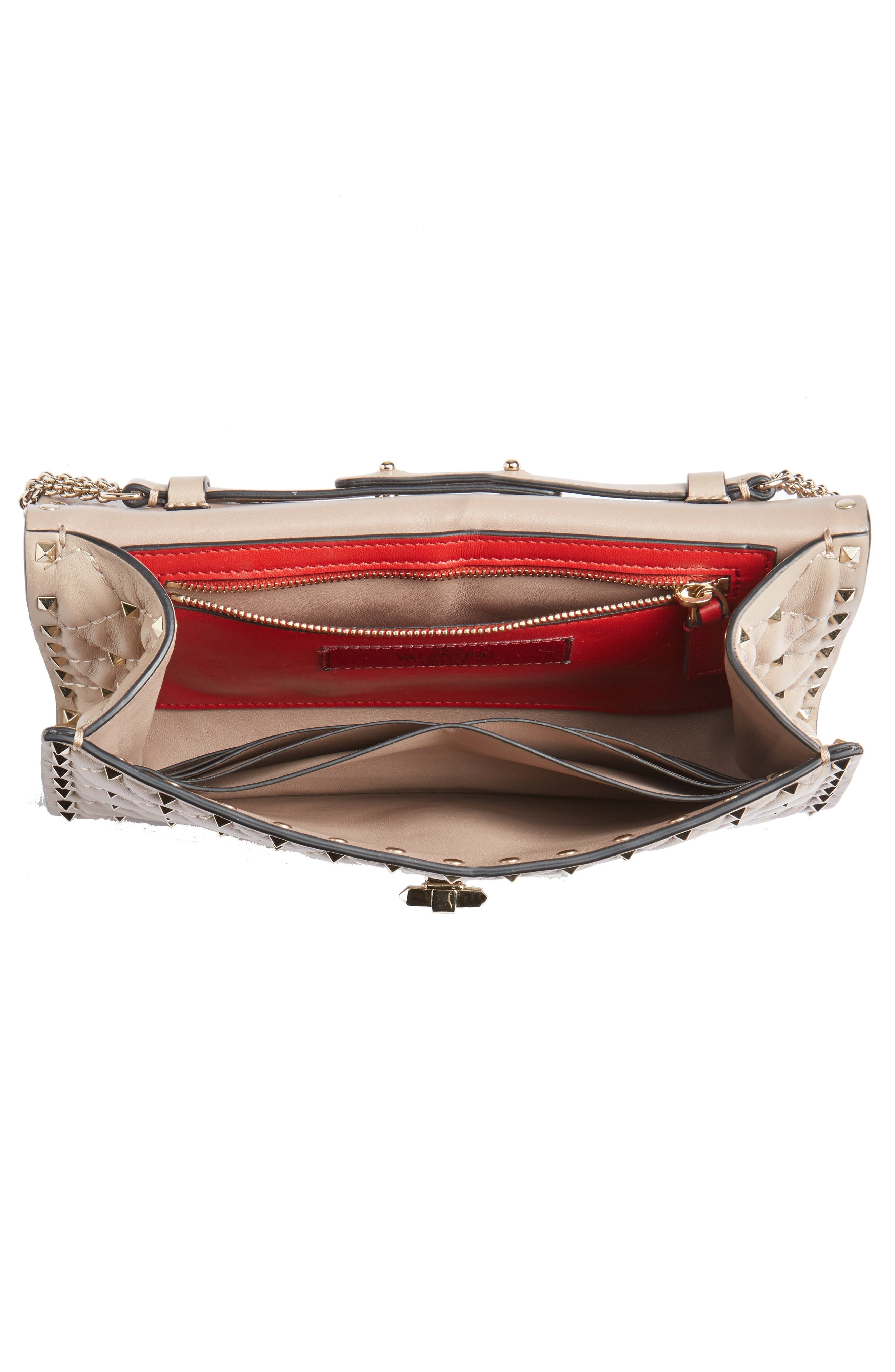 Rockstud Matelassé Quilted Leather Crossbody Bag - 4